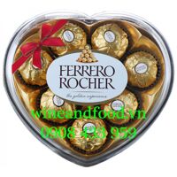 Socola Ferrero trái tim 8 viên 100g
