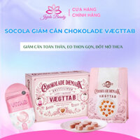 Socola Giảm Cân Đan Mạch Chokolade Vægttab, Chocolate Giảm Cân Hồng Giúp Giảm Mỡ Toàn Thân Nhanh Hiệu Quả Hộp 40 Viên
