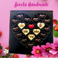 [SOCOLA HANDMADE] Socola ngon cao cấp, quà tặng valentine Mẫu HH35