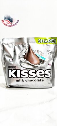 Socola Hershey Kisses Sữa Milk Chocolate 306g Của Mỹ