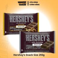 Socola Hershey's Snack Size Mỹ 293g, Chocolate Mỹ cao cấp, thơm ngon, vị đắng vừa, không ngọt gắt - SWOT