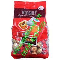 Socola hỗn hợp Hershey Miniatures assortment túi 1kg55