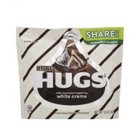 Socola Kem Bọc Socola Sữa Hershey’s Hugs Milk Chocolate Hugged By White Creme Mỹ 300gr