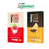 Socola Không Thêm Đường, Không Chứa Gluten Ăn Kiêng, Giảm cân, Keto, Tiểu Đường - Diablo Chocolate 75g Sô Cô La