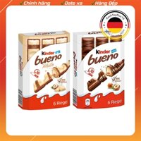 Socola Kinder Bueno của Đức nhân kem sữa-hạt phỉ mịn và phủ sô cô la sữa