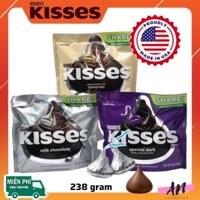 Socola Kisses của Mỹ gói 283g / kẹo sôcôla nấm milk chocolate Hershey’s