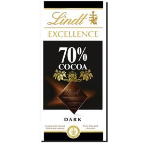 Socola Lindt Excellence 70% cacao thanh 100g