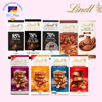 Socola Lindt Excellence các vị đắng 75%, đắng 78%, đắng 80%, đắng 85% thanh 100g - 140g