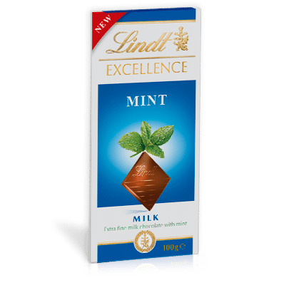 Socola Lindt Excellence vị Bạc Hà - 100g