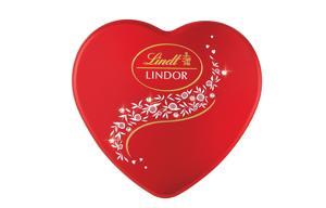 Socola Lindt Lindor Milk Crystal Heart 96g