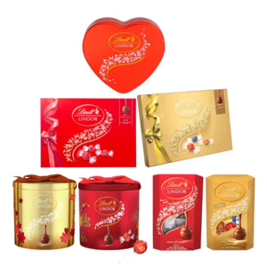 Socola Lindt Lindor Oval Tin 144g