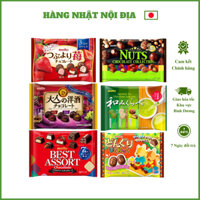 Socola Meito Vị dâu, trà xanh, Hạnh Nhân, mix 5 vị hạt