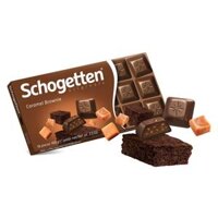 Socola Nhân Bánh Brownie Caramen, Caramel Brownie Chocolate, 3.5 oz (100g) - SCHOGETTEN