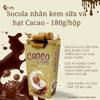 Socola nhân hạt cacao kèm sữa béo 15viên - 180gr
