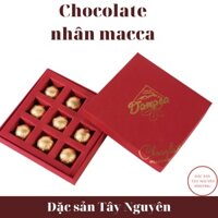 Socola  nhân macca hộp quà chocolate thích hợp làm quà