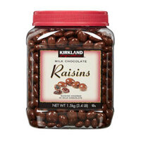 Socola nho Kirkland Signature Raisins, Milk Chocolate, 1.5kg