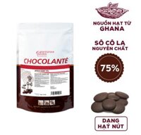 Socola nút đen nguyên chất 75% Puratos D75B.