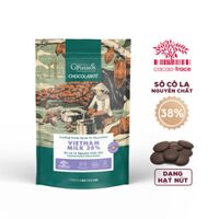 Socola nút sữa 38% Puratos 1kg.