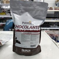 Socola puratos nút đen Ghana dark 65% 1kg