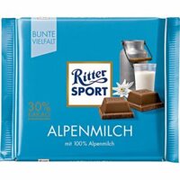 SOCOLA RITTER SPORT ALPENMILCH 100G