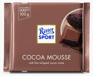 Socola Ritter Sport cacao kem sữa - 100g
