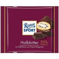 SOCOLA RITTER SPORT HALBBITTER 100G