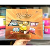 Socola r.ượu mix 3 vị cao cấp Die Besten Ferrero Đức phiên bản giới hạn hộp lớn 26 viên 🇩🇪