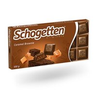 Socola Schogetten Originals Caramel Brownie, 100g