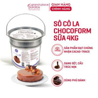 Socola sệt nâu 4kg Grand Place – xô thiếc