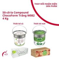 Socola sệt trắng W082 4kg/xô Grand Place – xô thiếc
