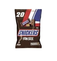 Socola Snickers Chocolate Large Party Share Bag 20 miếng 360g