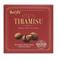 Socola Sữa Hạnh Nhân Beryl's Hạnh Nhân Tiramisu Có Thêm Phô Mai Mascarpone 65G