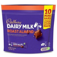 Socola Sữa Hạt Hạnh Nhân Cadbury Dairy Milk Hộp 150G