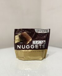 Socola sữa Hershey's Nuggets Milk Chocolate with Almonds - túi 286gr