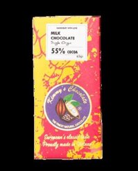 Socola sữa Kimmy’s Chocolate Việt Nam 55% cacao thanh 65g KMB02