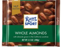 Socola Sữa Nhân Hạnh Nhân Ritter Sport 100g