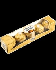 Socola sữa nhân hạt phỉ Ferrero Rocher gói 5 viên 62.5g FRBO2