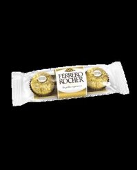 Socola sữa nhân hạt phỉ Ferrero Rocher 3 viên 37.5g FRBO1