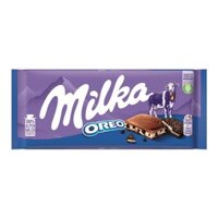 Socola Sữa Nhân Kem Bánh Quy Oreo, Alpine Milk Chocolate (100g) - MILKA