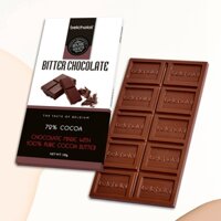Socola Thanh Đen 72% Cacao Belcholat 100g, Bitter Chocolate 72% Cocoa Belcholat 100g