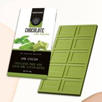Socola Thanh Matcha 31% Cacao Belcholat 100G, Chocolate With Matcha 31% Cacao Belcholat 100G