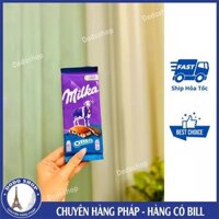Socola thanh Milka Đức thanh 100gr mua tại siêu thị Pháp