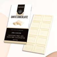 Socola Thanh Trắng 31% Cacao - White Chocolate 31% Cocoa Belcholat 100G