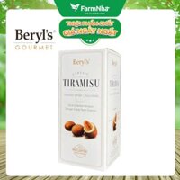 Socola Tiramisu Almond White Chocolate 180g Beryls - Hấp dẫn với bột phô mai kem Ý mascarpone