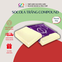 Socola Trắng Gana Farm Thanh 1kg (White Compound)