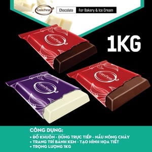 Socola trắng Ganafarm 1 kg (chocolate)