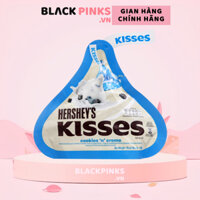 Socola trắng với bánh quy/kem sữa hạnh nhân/sữa Hershey's Kisses Cookies 'n' Creme gói 146g