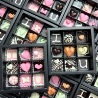 Socola Truffle Handmade quà tặng Valentine Trắng 14/3