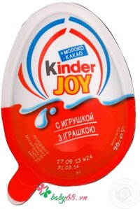 Socola trứng Kinder Joy 20g (Hồng)