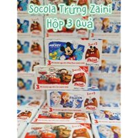 Socola trứng Zaini ( hộp 3 cái)